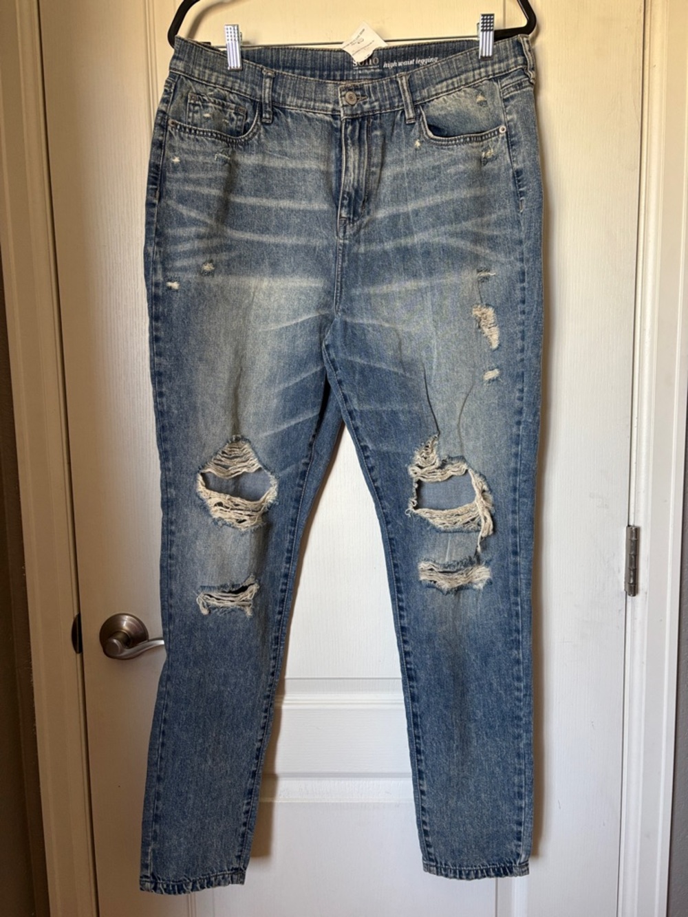 New York & Company SOHO High Waist Legging Jeans - Denim Blue